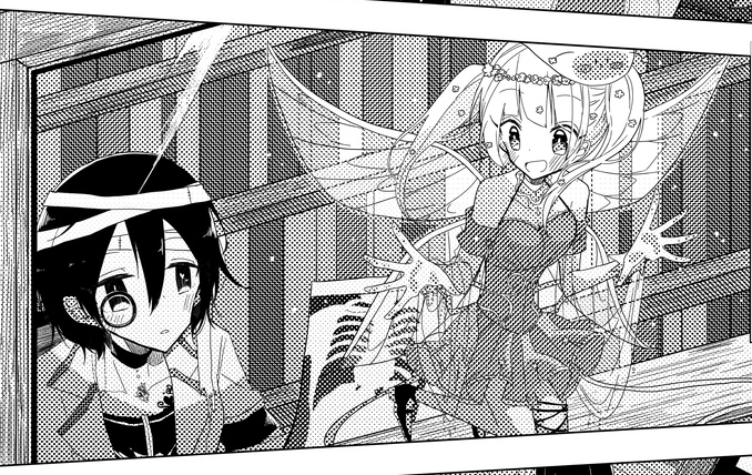 @797fo うふふ~~~!みーちゃん一番作画大変だった(全身やったんで…)ちなみによみちゃんは科学者ってのを完全に忘れて心臓のレントゲン(見えない)を持たせている