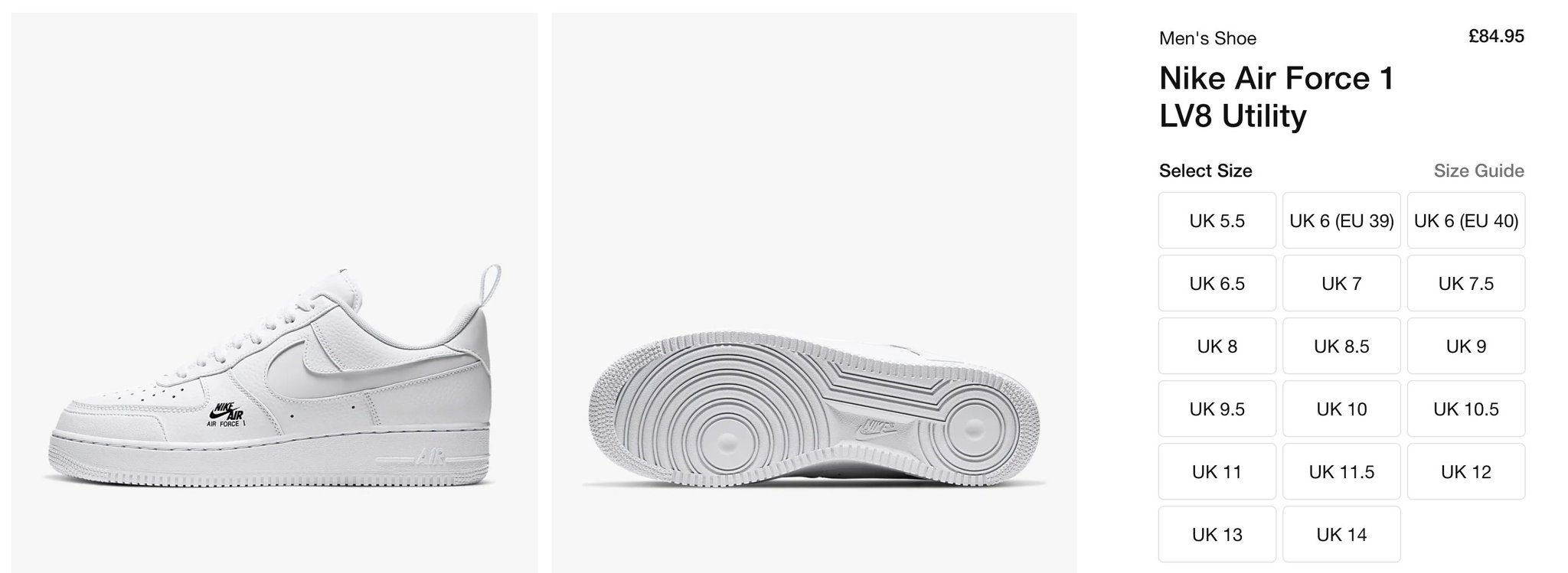 Nike air top force utility restock