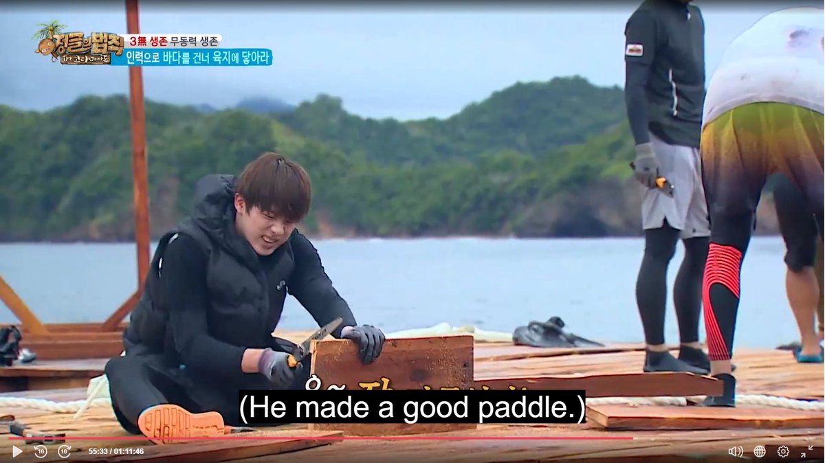Overall, Jin did really well on Law of the Jungle. He absorbed survival lessons very quickly and successfully applied them while he was in the wild