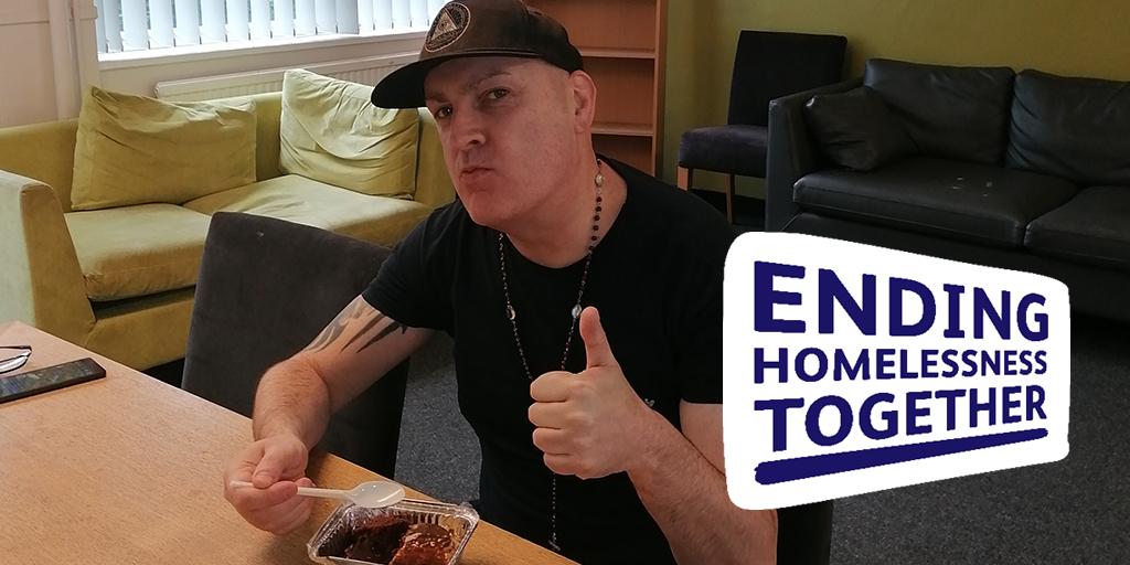 RiversideUK's tweet photo. Huge thanks to staff at Wilson Carlisle House, our supported housing service in Manchester, who are busy cooking meals for residents during the coronavirus pandemic so social distancing is adhered to.
Thank you to organisations who have donated food. #endinghomelesstogether https://t.co/cS2pF7gxhP