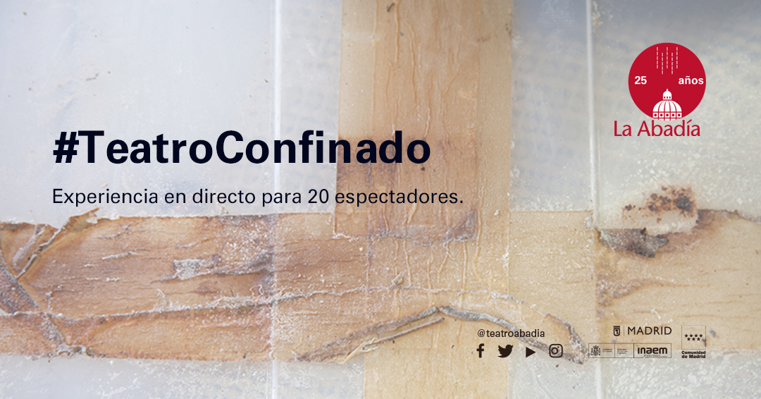 teatroabadia's tweet photo. Para los que todavía no lo conocen, y para los que seguro van a repetir, esta semana incorporamos dos nuevos títulos a nuestra propuesta solidaria de #TeatroConfinado
Una pieza de #TeatroDocumento @barbaroslos y una sesión de #BDSM @VladimirTzekov
#YoMeCorono #LaCulturaEnCasa https://t.co/PN7X1VYRHQ