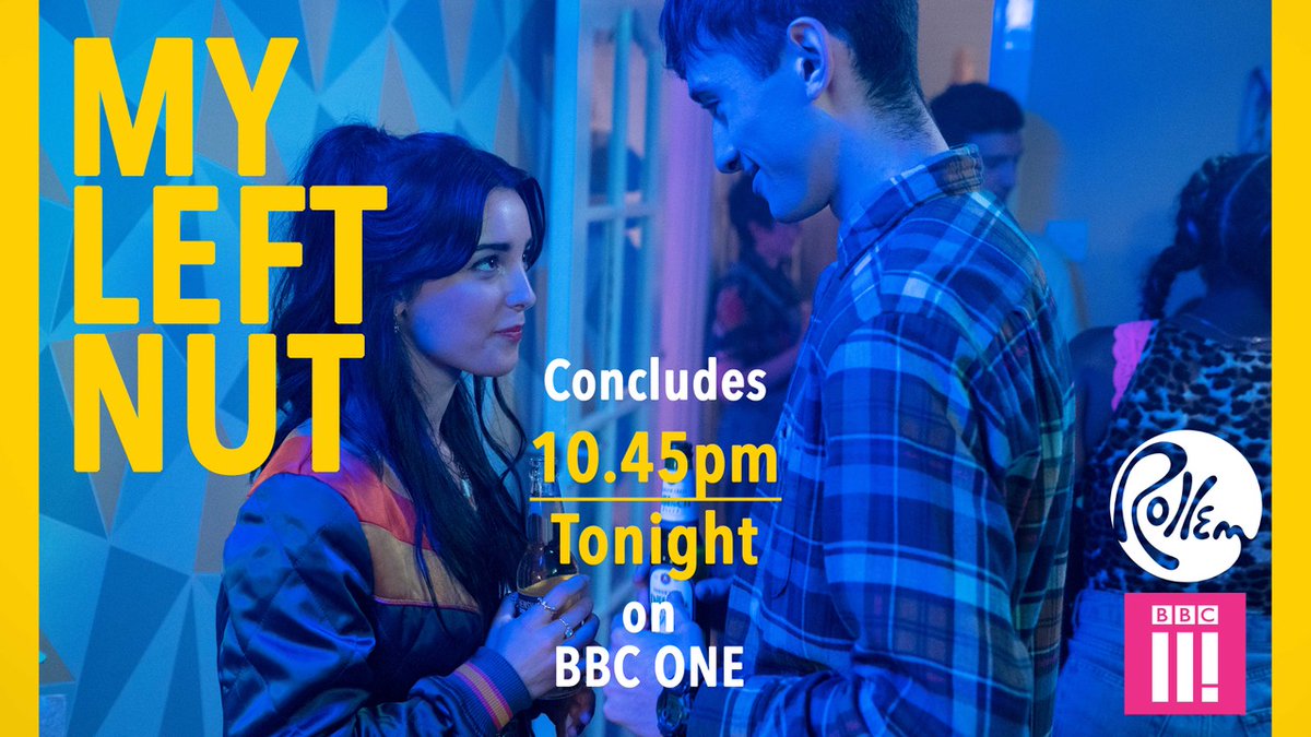 #MyLeftNut concludes TONIGHT - 10.45pm on <a href="/BBCOne/">BBC One</a> and <a href="/BBCOneNI/">BBC ONE NI</a>. Don't miss it!
<a href="/micktheejit/">Michael Patrick</a> might even treat us to another live tweet-along 😀