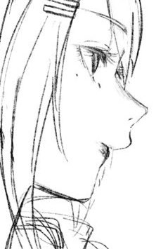 #上手い下手は別にして自分の絵柄のここが好き ほっぺたと唇と顎 