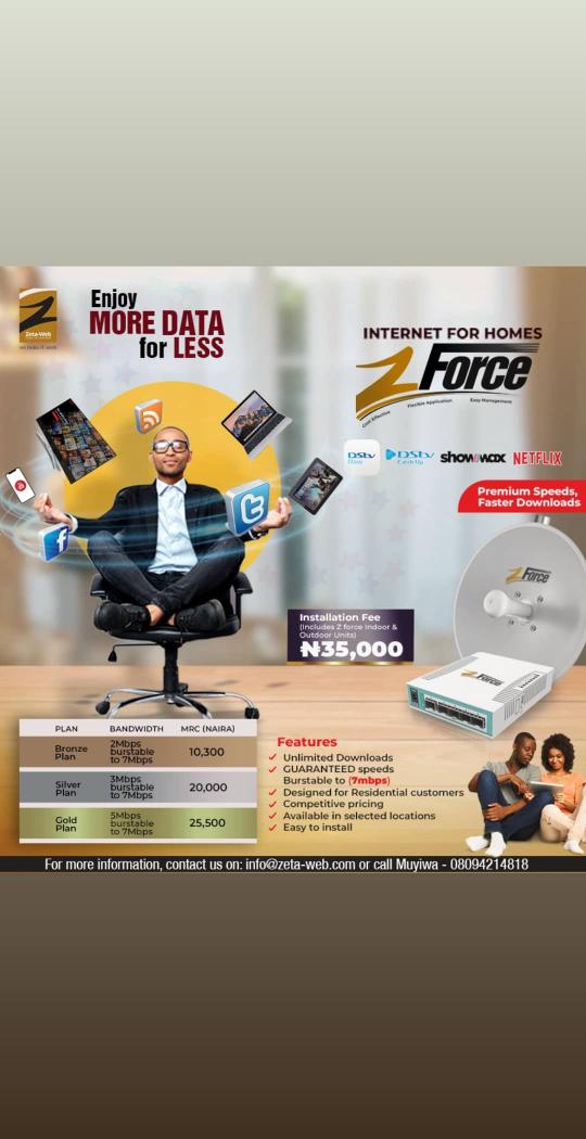 muyiwaeshoms's tweet photo. Lock-in to Premium Internet just for Home Use.
Don't get lockdown this period.😉
Stay Connected. Stay Relevant.
#internet #lockdown #wifi #wireless #period #homeuse #speed #zetawebnigeria #zetaweb #connect #womenintech #connect2evolve #StaySafe #StaySafeNigeria #StayHome https://t.co/8MyhStY4yB