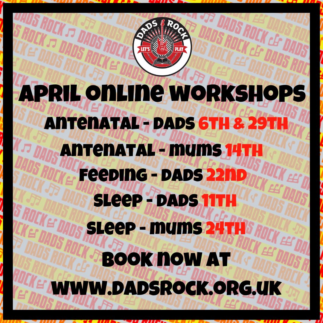 DadsRockOrg's tweet photo. Last night we had 18 Dads to be attend our workshop, from 5 different Local authorities in Scotland, one of which was 400 miles from Edinburgh😀 We have a range of free online workshops for Dads and Mums in April, here's the details, book via https://t.co/fpop0OaljC https://t.co/bxbHiNAQm0