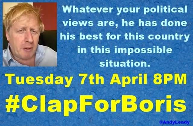 #ClapForBoris