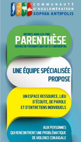 CASAOfficiel's tweet photo. [#CONFINEMENT] RAPPEL : Soutien continu aux victimes de violences conjugales. Service « Parenthèse »
📞04 92 19 75 60
🗓du Lundi au Vend.
⏰8h-12h30/13h30-17h
📧parenthese@agglo-casa.fr
Aussi :
🔴Allô au 3919
🔴SMS au 114
🔴Code #masque19 dans une #pharmacie
🔴Urgence au 17 https://t.co/LHR0Nhk3Qv