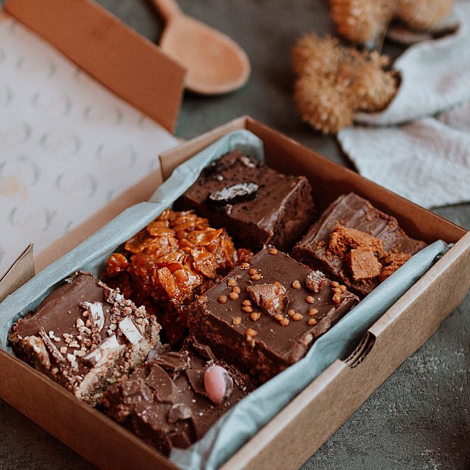 ThatCakeLtd's tweet photo. @VirginRadioUK Who: Steven At That Cake. What: Cakeaway Delivery &amp; Postal Brownie Selection Boxes. Where: Teesside (North East). Instagram: @thatcakeltd https://t.co/6bb1bqTc7x