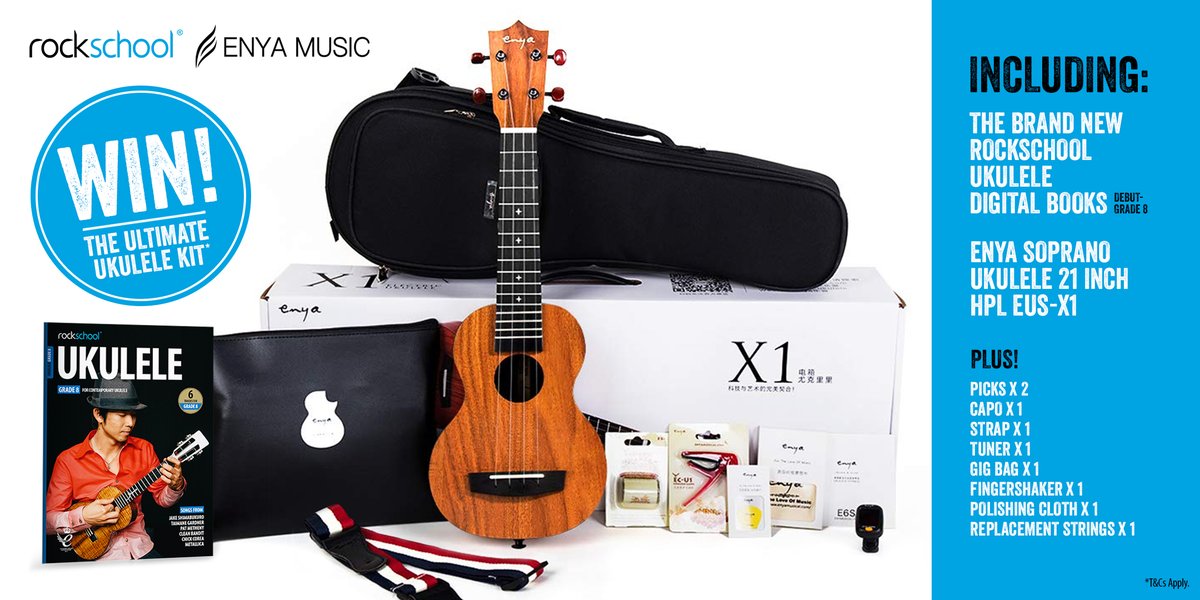 COMPETITION TIME Join the Rockschool Ukulele revolution! To celebrate the launch of our brand new ukulele syllabus, we’re running a competition to to give away the ultimate ukulele kit.