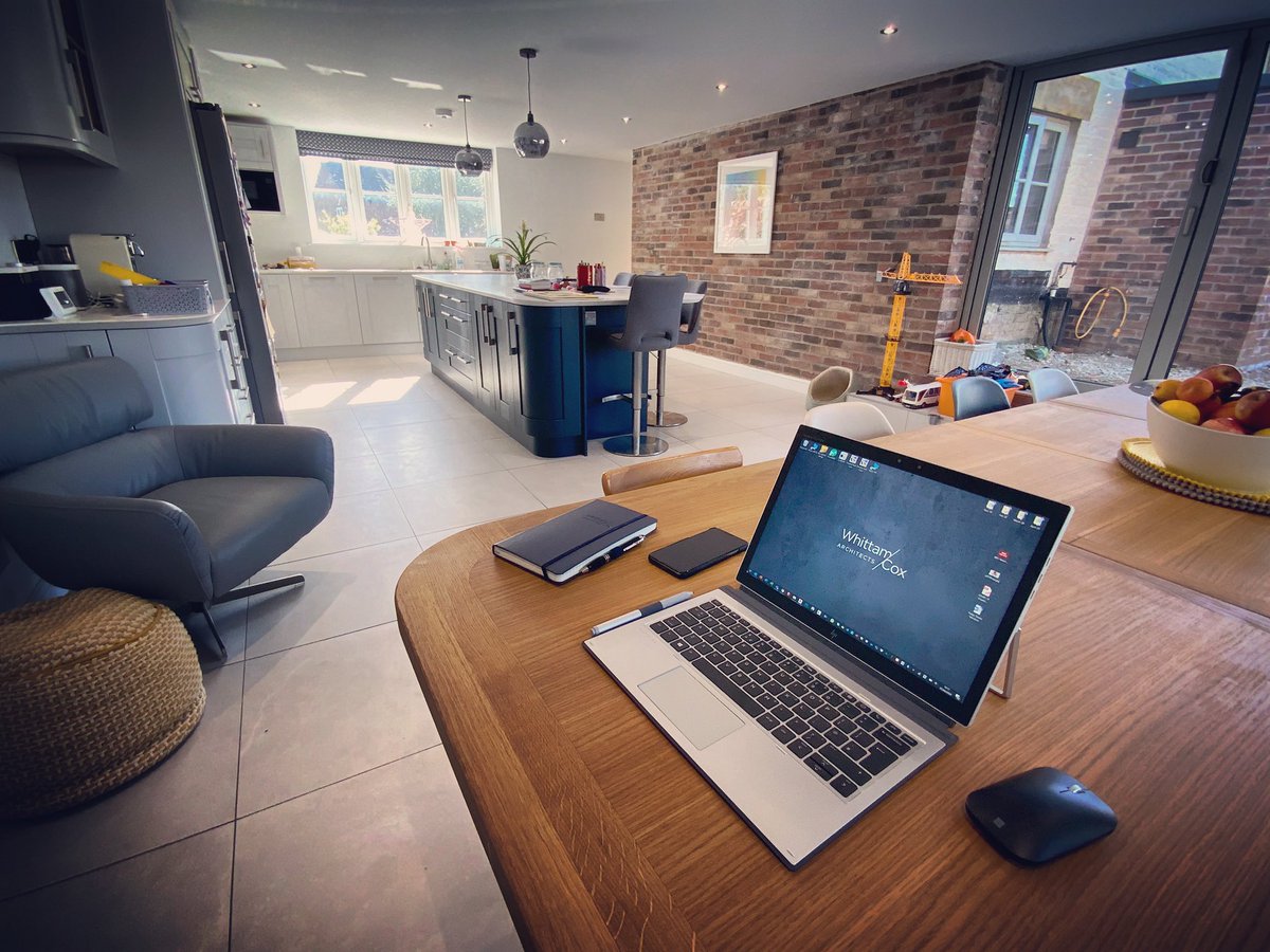 nickriley_arch's tweet photo. Todayโs working from home vibes @whittamcoxarch #gettingintothis #makingitwork #workingfromhome #remoteworking #homeoffice #covid #covid19 #home #connected #positivity #sunnydays #kitchenoffice #productivity #whittamcoxarchitects https://t.co/FNHhI2QpQ3