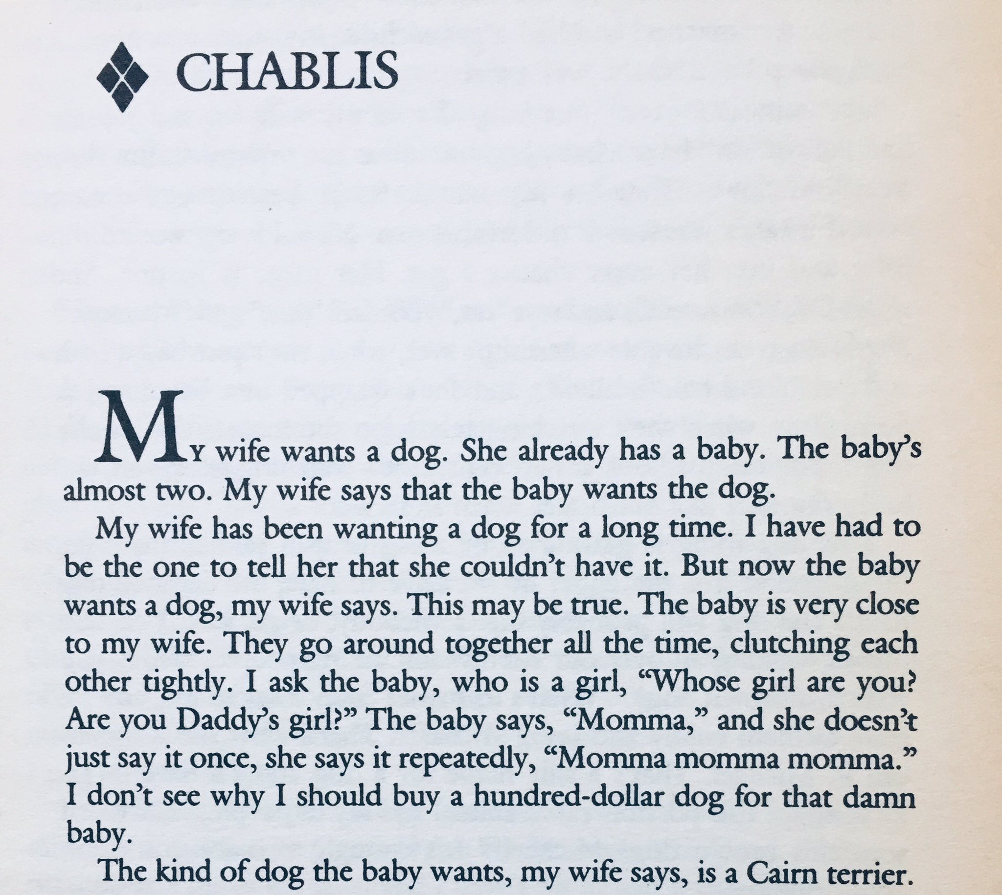 Happy birthday Donald Barthelme. With these words you won my heart. 
