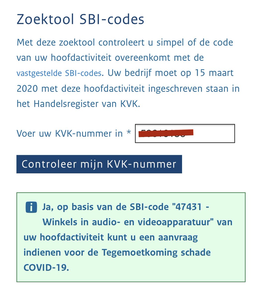 Het is gelukt! Na intensief contact met de RVO hebben we de SBI-code van winkels in audio- en videoapparatuur (47.43.1) toegevoegd gekregen aan de lijst voor TOGS, de Tegemoetkoming Ondernemers Getroffen Sectoren COVID-19. Meer info: hifi.nl/artikel/28891/…