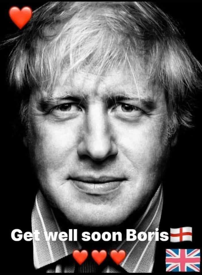 biggazlar's tweet photo. @BorisJohnson come on Boris get well soon 🙏🙏🙏 your country needs YOU!!! https://t.co/OD68OOWVrL
