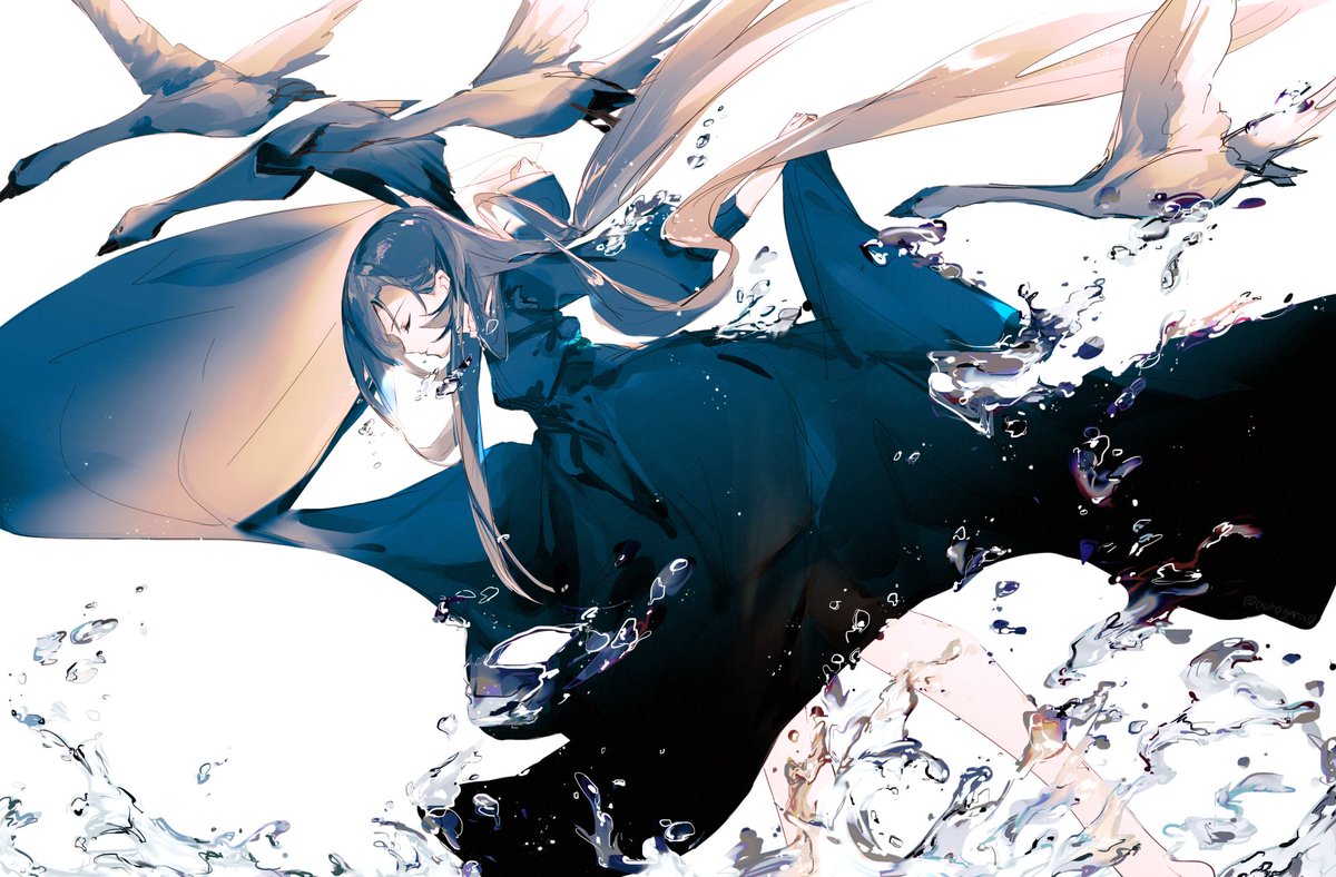 Noukyo 絵のお仕事募集中 水しぶきがすごい綺麗です とても素敵なイラストです