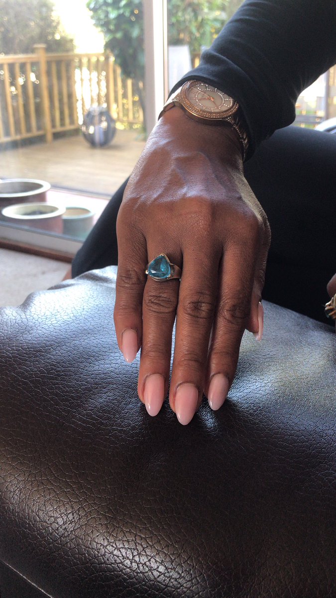 My lockdown nails. I knew paying for my Natalie to do a nail course would come in handy one day#lockdown #nails 😜👏🏾👏🏾