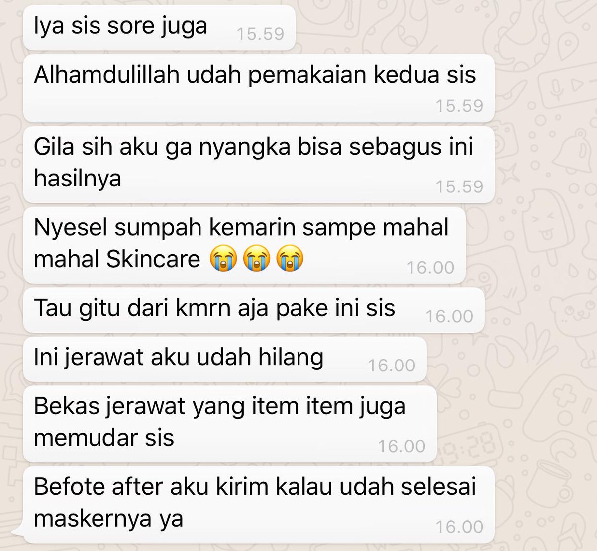 MaskerTermurah's tweet photo. Testi ASLI dan TERBARU dari pembelian PAKET BEBAS JERAWAT 3 HARI! 

Yakin nggak mau pesen sekarang? BUKTIKAN KEAJAIBAN MASKER BEBAS JERAWAT TERMURAH SEKARANG JUGA!

50 Pembeli pertama masih dapet harga PROMO DISKON 50%

Beli langsung di WA: 0822-6182-5748 https://t.co/eJ5UXYulsS