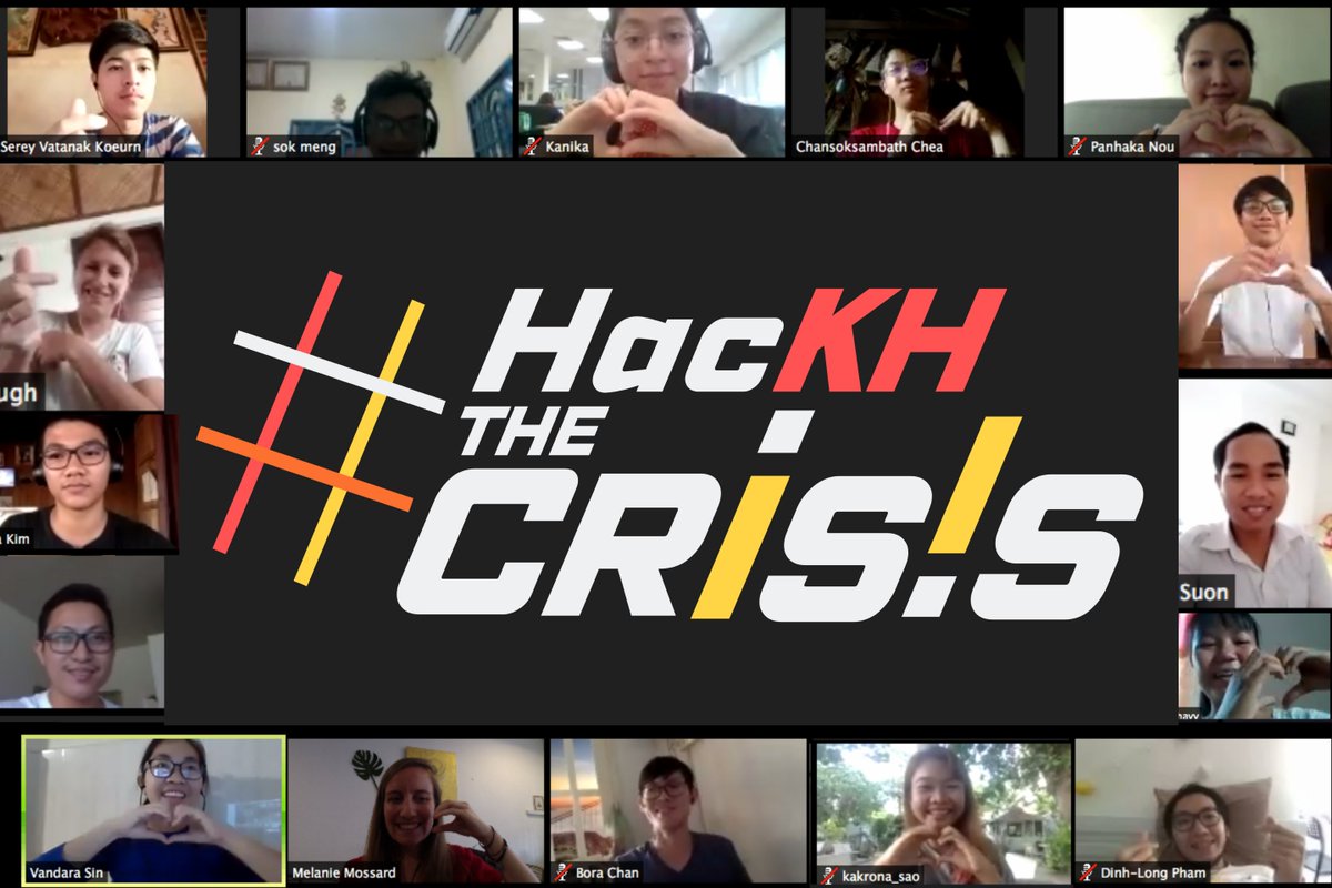 More than 200 participants and 50 mentors joined hands to find solutions to COVID-19 challenges in <a href="/impacthubpp/">Impact Hub Phnom Penh</a> 's  #HacKHtheCrisis online hackathon in #Cambodia.

Learn more about their solutions here: geeksincambodia.com/more-than-35-s…