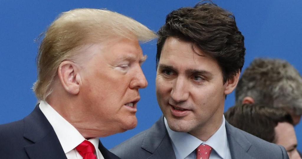 CBSNews's tweet photo. After Trump bans mask exports, "infuriated" Canadians remind U.S. they helped during 9/11 https://t.co/3llOTr2N4u https://t.co/4Bt75JiOLz
