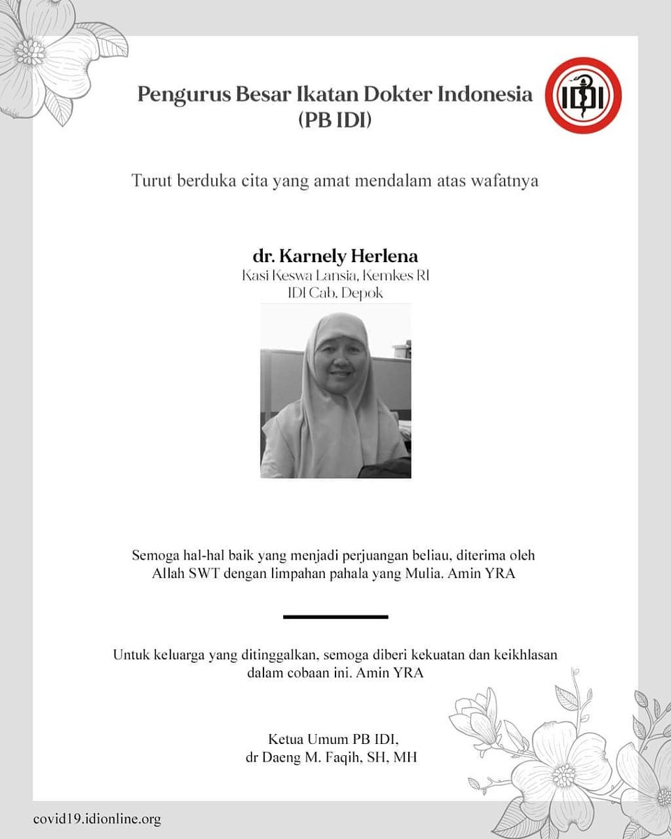 blogdokter's tweet photo. Selamat jalan, dok. Selamat beristirahat 😭 https://t.co/XrByYjUooM