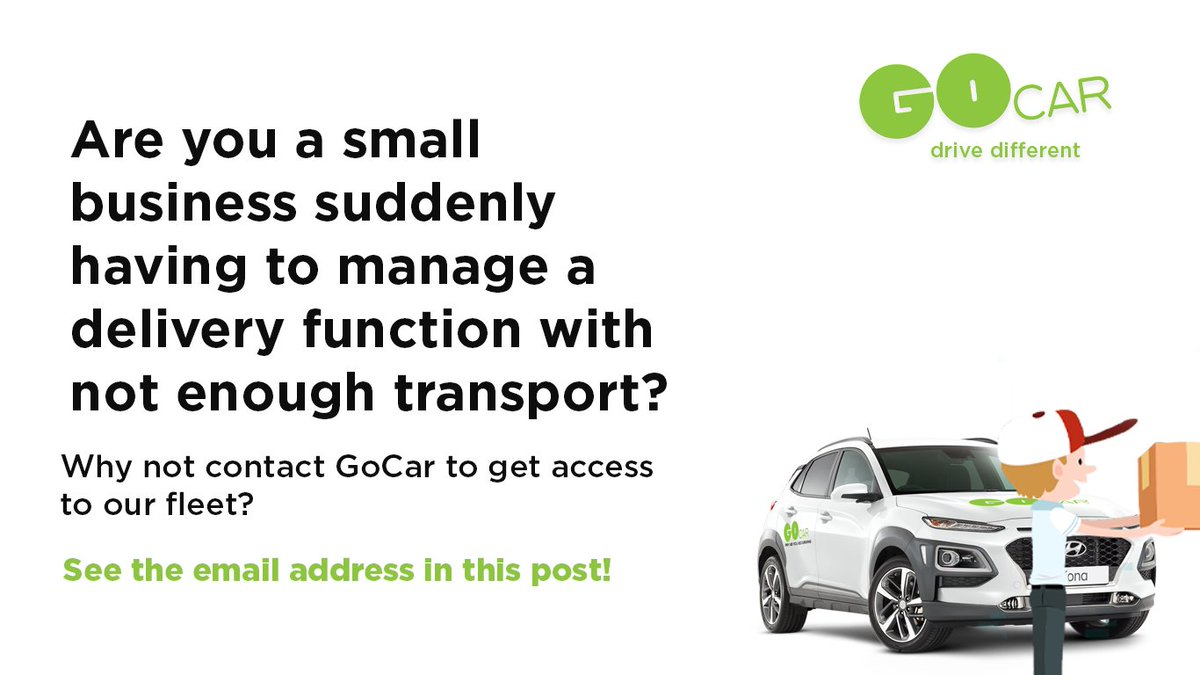 Are you a small business needing help with delivery capacity? Contact daniel.ralston@gocar.ie to see how we can help! 📦