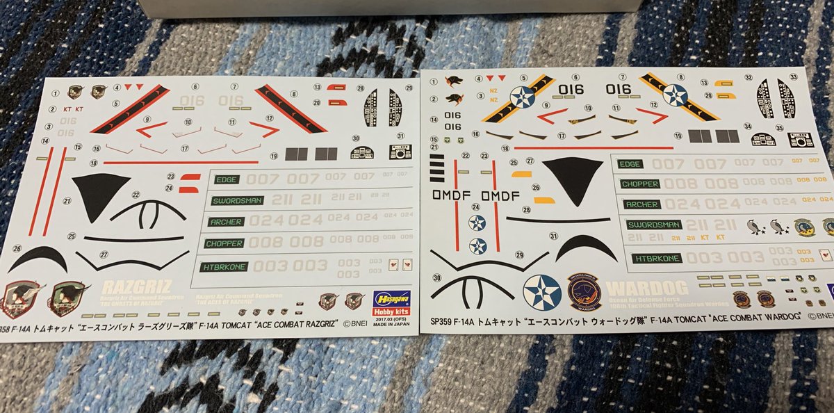 甲冑 偶然にもたまごヒコーキのラーズグリーズとウォードッグをゲット デカールは1 144 ギリギリ1 72にも使えそう 甲冑 偶然にもたまごヒコーキのラーズグリーズとウォードッグをゲット デカールは1 144 ギリギリ1 72にも使えそう