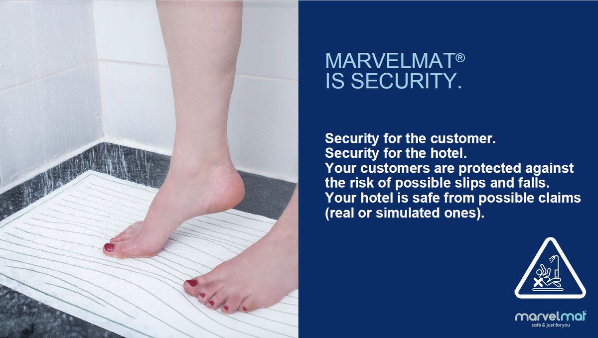 Marvelmat_NL's tweet photo. Gezondheid en veiligheid voor uw gasten staat op nummer 1. 

Goede hygiëne, antislip veiligheid, communicatie, bio-compostable en kosten besparend. Dat zijn de kenmerken van de Marvelmat disposable badmatten.

#staysafe #covid_19 #covid19 #hotel #hospitality #disposable #bathroom https://t.co/YvbG2230J6