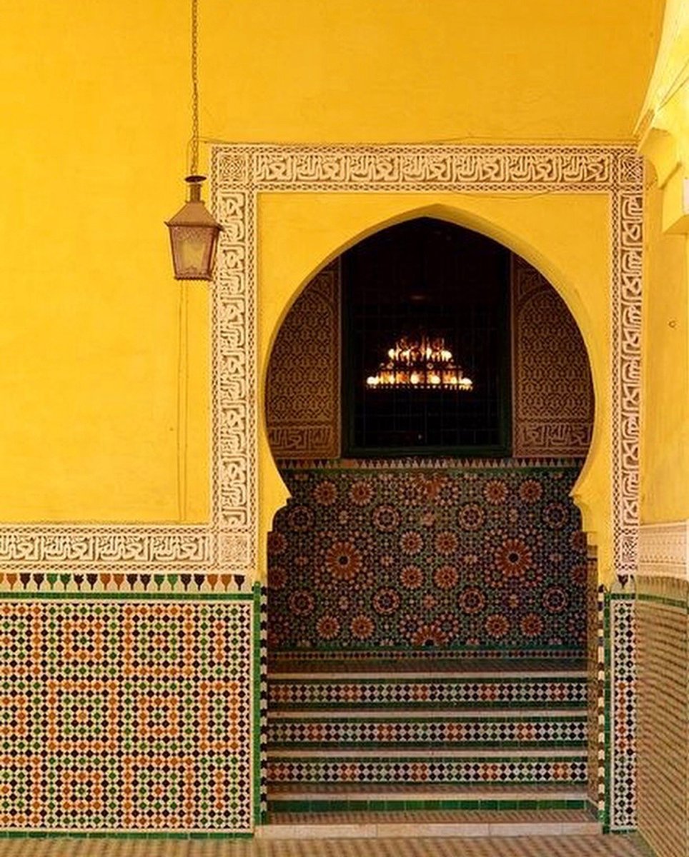 intoinside's tweet image. #architectureTuesday #yellow #Morocco #meknes