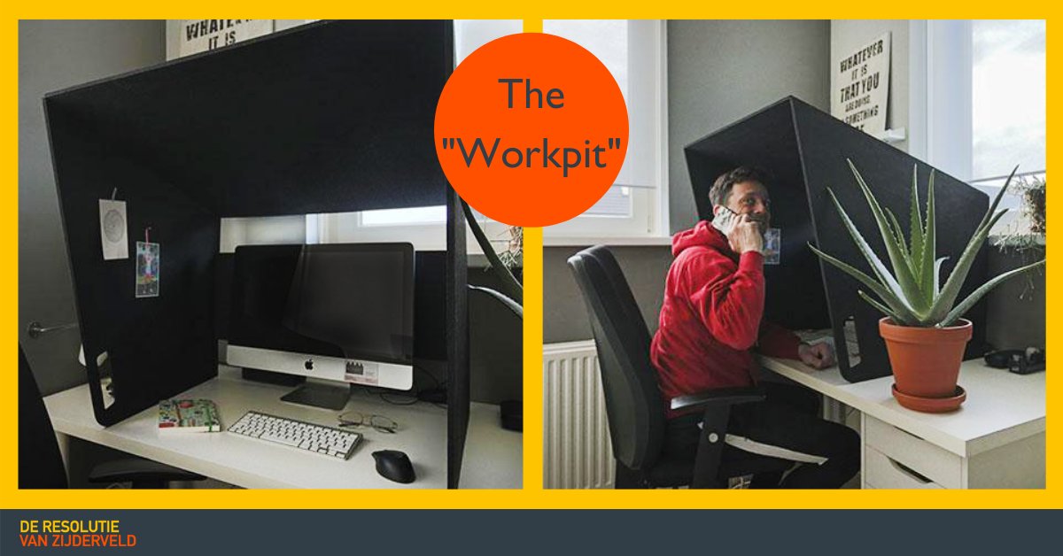 DeResolutie's tweet image. Word je veel afgeleid tijdens het thuiswerken? Dan is the Workpit de oplossing! Dit milieuvriendelijke hulpmiddel geeft rust op je thuiswerkplek. Bestel hem snel in onze webshop 👇
webshop.resolutie.nl/products/the-w…
#deresolutie #wijzijnderesolutie #workpit #thuiswerken #rust #homeoffice