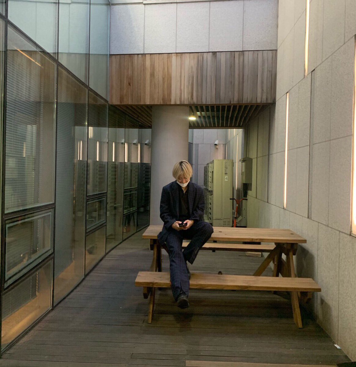 ATEEZofficial's tweet photo. [#홍중] 오늘 하루 마무리도 홍중이와😊
#ATEEZ #에이티즈 https://t.co/LVIZiV4Upu