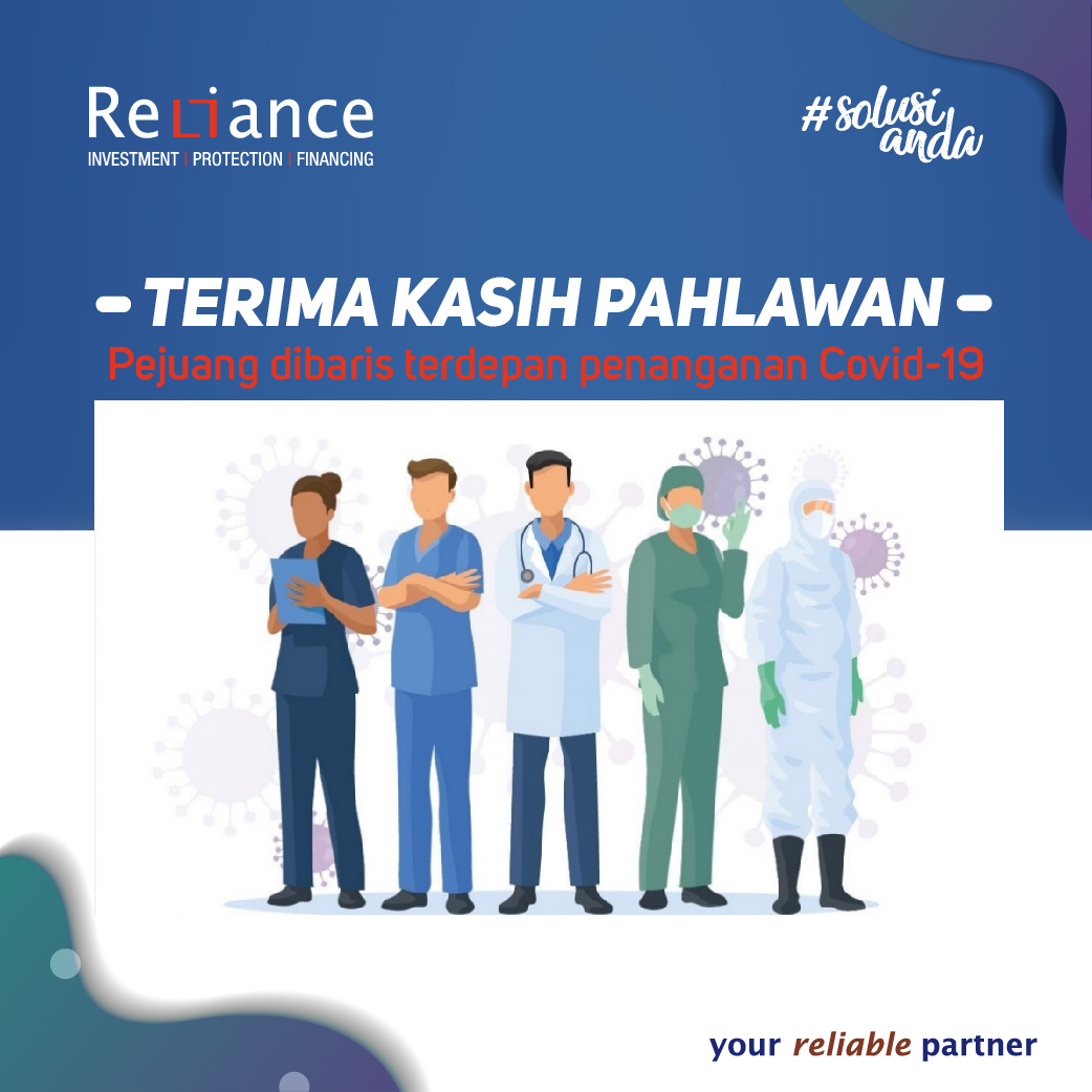 Reliance_ID's tweet photo. Selamat Hari Kesehatan Sedunia! Di tengah pandemi Covid-19, momen yang tepat untuk mengucapkan terima kasih kepada seluruh tenaga medis yang terus berjuang di garis terdepan melawan Covid-19. Terima kasih pahlawan.
#worldhealthday #reliance #solusianda #yourreliablepartner https://t.co/nCfToIBEh8