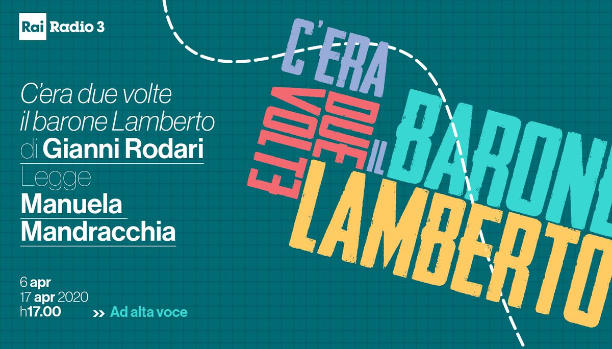 Per chi dopo la fine di ogni racconto vuole già passare a un nuovo inizio: tutte le letture del nuovo ciclo di #AdAltaVoce dedicato a Gianni Rodari sono online. Per ascoltarle tutte insieme, una dopo l'altra, basta cliccare qui bit.ly/rodariallaradio