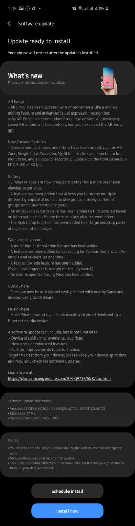 RizwanStWEET's tweet image. Samsung latest software update includes
- Undo/redo feature in @SamsungMobile keyboard
&quot;Swipe two fingers left or right on the keyboard&quot;
- #SingleTake #CustomFilter #ProVideo in S10 &amp;amp; Note10
#Samsung #S20 #S10 #Note10 #Update
