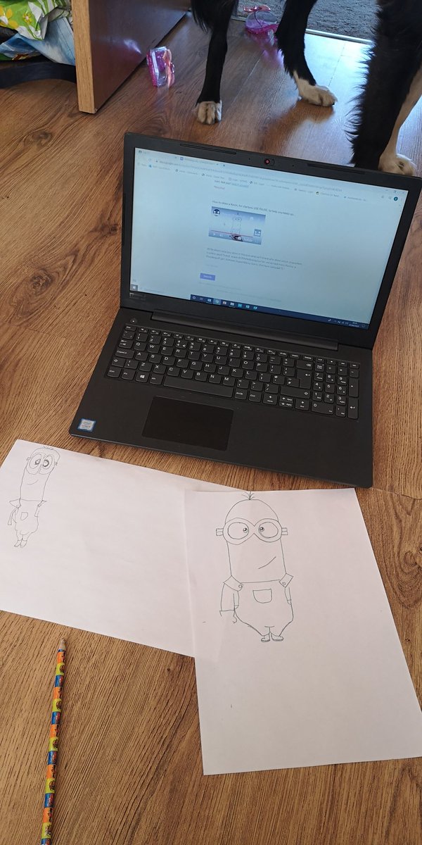 LPSP10's tweet photo. #OPAWellbeing drawing Kevin the minion enjoying spending time together concentrating https://t.co/nL3bGqh1tw