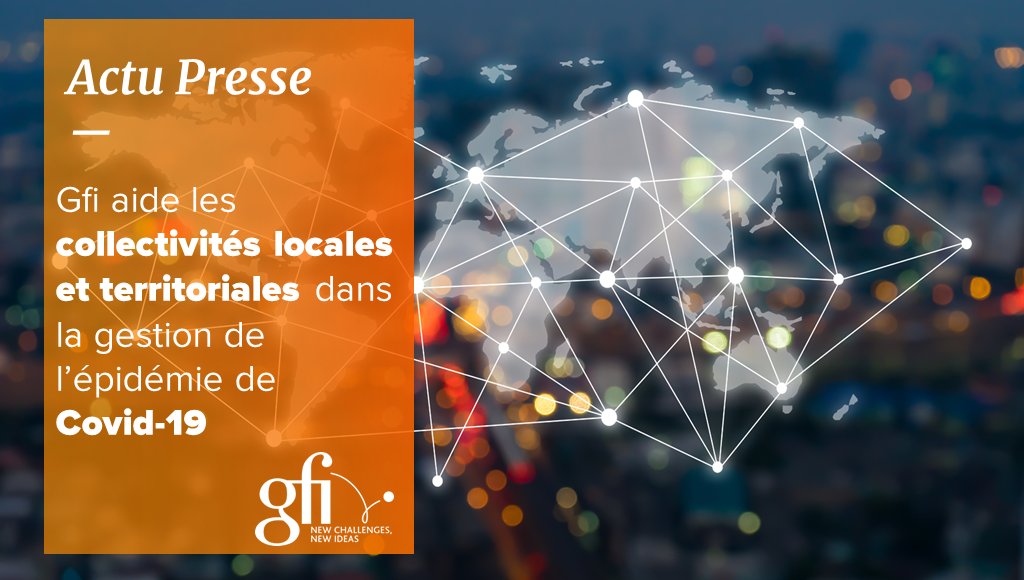 [#GfiSengage] Gfi met son expertise #SmartData &amp; #Smartcities à disposition des collectivités locales et territoriales, à travers sa solution de #GeoDataviz #Karteis Analyse, pour les aider dans la gestion de l’épidémie de #COVID19. 
Plus d’informations ➡️ bit.ly/3aUoXWU