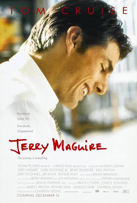 “I was supposed to be a.. uhh... SUPERSTAR MAN”“SHOW ME THE MONEYYYYYYY”“I LOVE BLACK PEOPLEEEEEE”“You are Jerry FUCKING MAGUIRE”“You complete me”“You had me at hello”“Less clients, less money”One of the most fun movies i’ve ever seen.