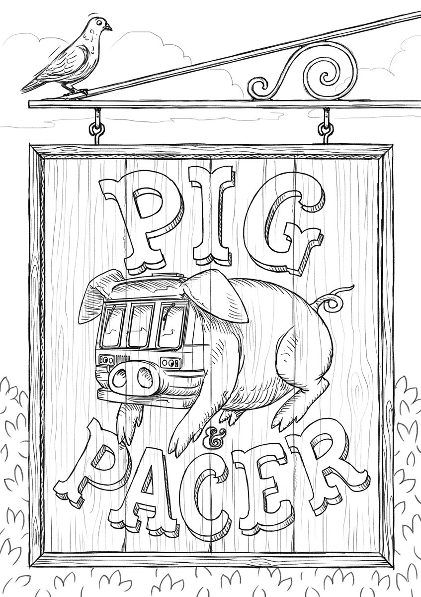 The things you do while waiting for the go-ahead on a job! You might have started something here, @RHummBooks!

#Pacer #illustration #drawing #sketch #railways #rail #trains #pubsigns