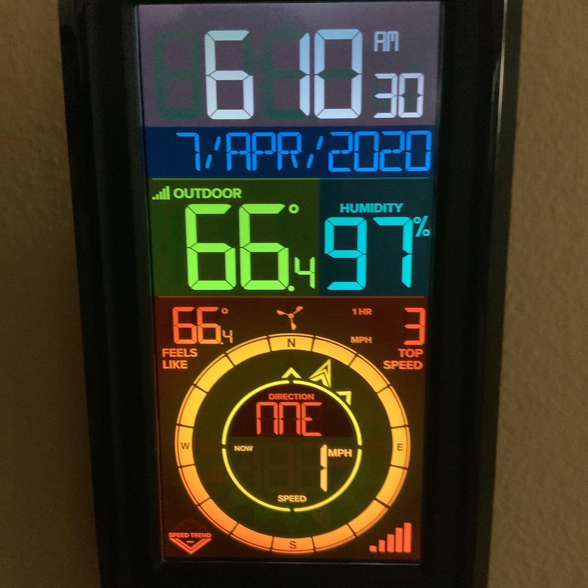JoseACollazo7's tweet photo. Aibonito a 1800 pies de altura. Bello día en el archipiélago boricua. Cuídense mucho...😷😷😷 https://t.co/xApK2xXJys