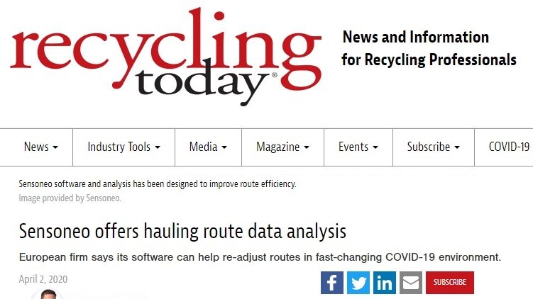 _Sensoneo_'s tweet photo. Sensoneo's #Collection #Efficiencyanalysis uncovers the actual #efficiency of the current #wastecollection set-up in terms of cost, time, #utilization and quality of service. Read more: https://t.co/QoKTNqBuuY
#haulers #hauling #waste https://t.co/EiUjm4Lyca