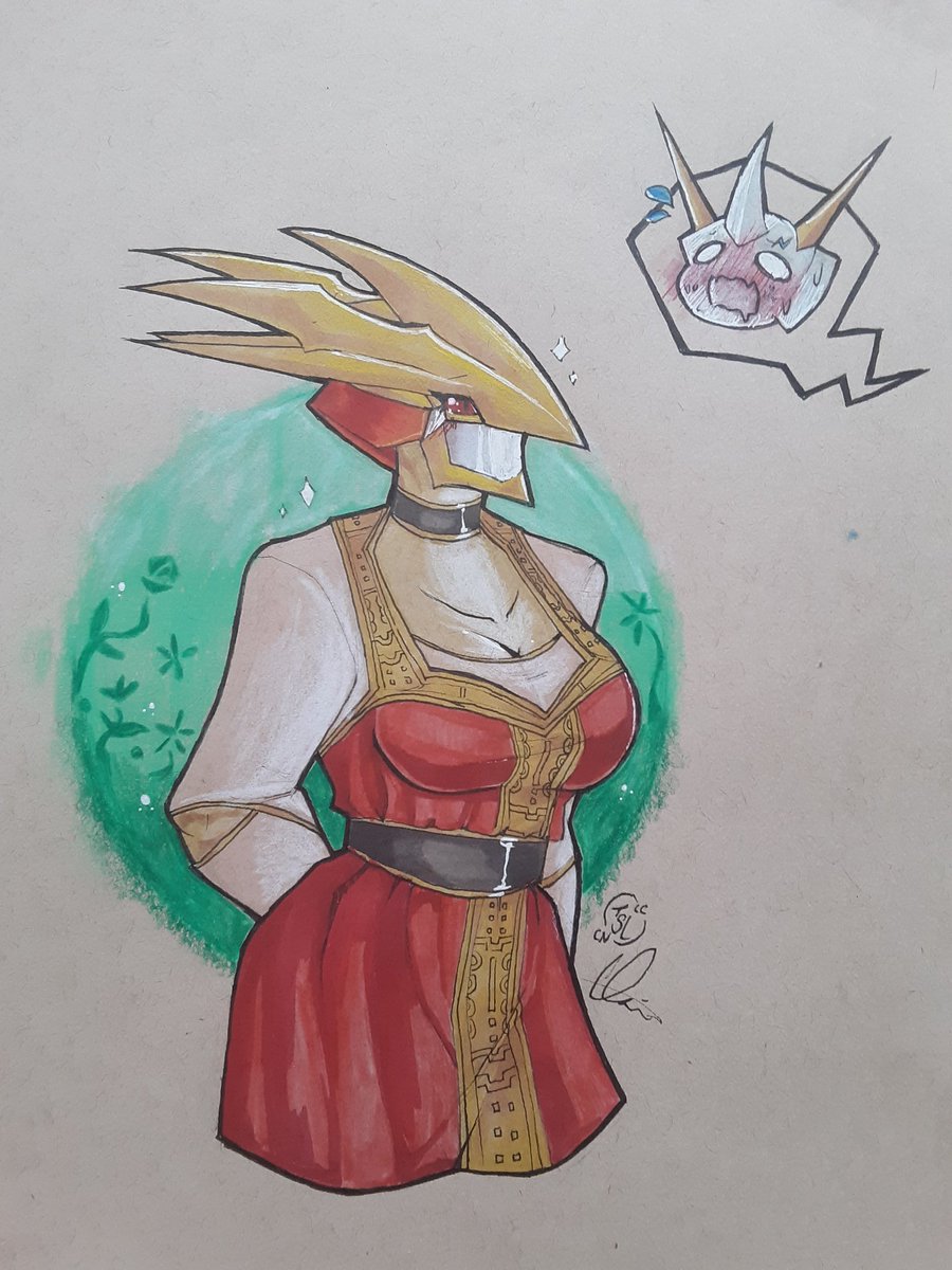 TSLdraweveryday's tweet photo. Here's something of one my favorite, and first, digiship. This is about 2 months old and only now felt like sharing it on here. My reasons why I like this ship would take too much space. Anyways enjoy ^^
♡♡♡
#digimon #omegamon #omnimon #grademon #traditionalart https://t.co/33ngEbWxZ7