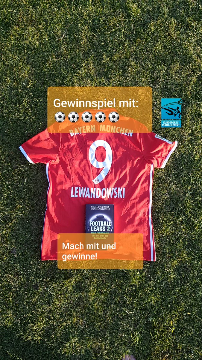 Eurosportsmanagement Twitterren Mach Mit Bei Unserem Aktuellen Gewinnspiel Bei Instagram Und Gewinne Das Signierte Trikot Von Robert Lewandowski Inkl Dem Football Leaks 2 Buch Wo Unser Chef Maikbarthel Erwahnt Wird T Co B8zwttdykp