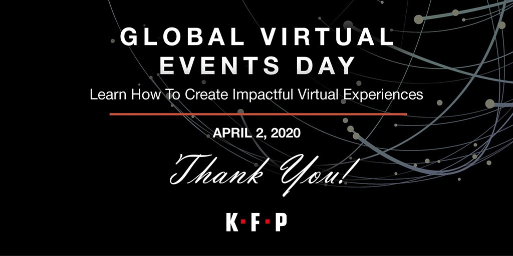 KFPfivestar's tweet photo. Danke an unsere Referenten &amp; mehr als 10k #eventProfs, die den Global Virtual Events Day zu einem Erfolg machten! Die Aufzeichnung gibt's hier: https://t.co/4Z9Y4xb8I3
#PSAVGoesVirtual #YouImagineWeRealize #kfp #psav #hawthorn #avclive #eclipse #connectandinspire https://t.co/gy6aLTufBR