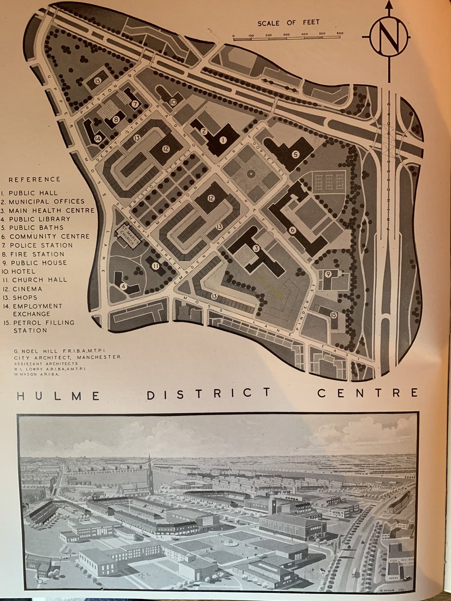 And this is the proposed new district centre in Hulme.