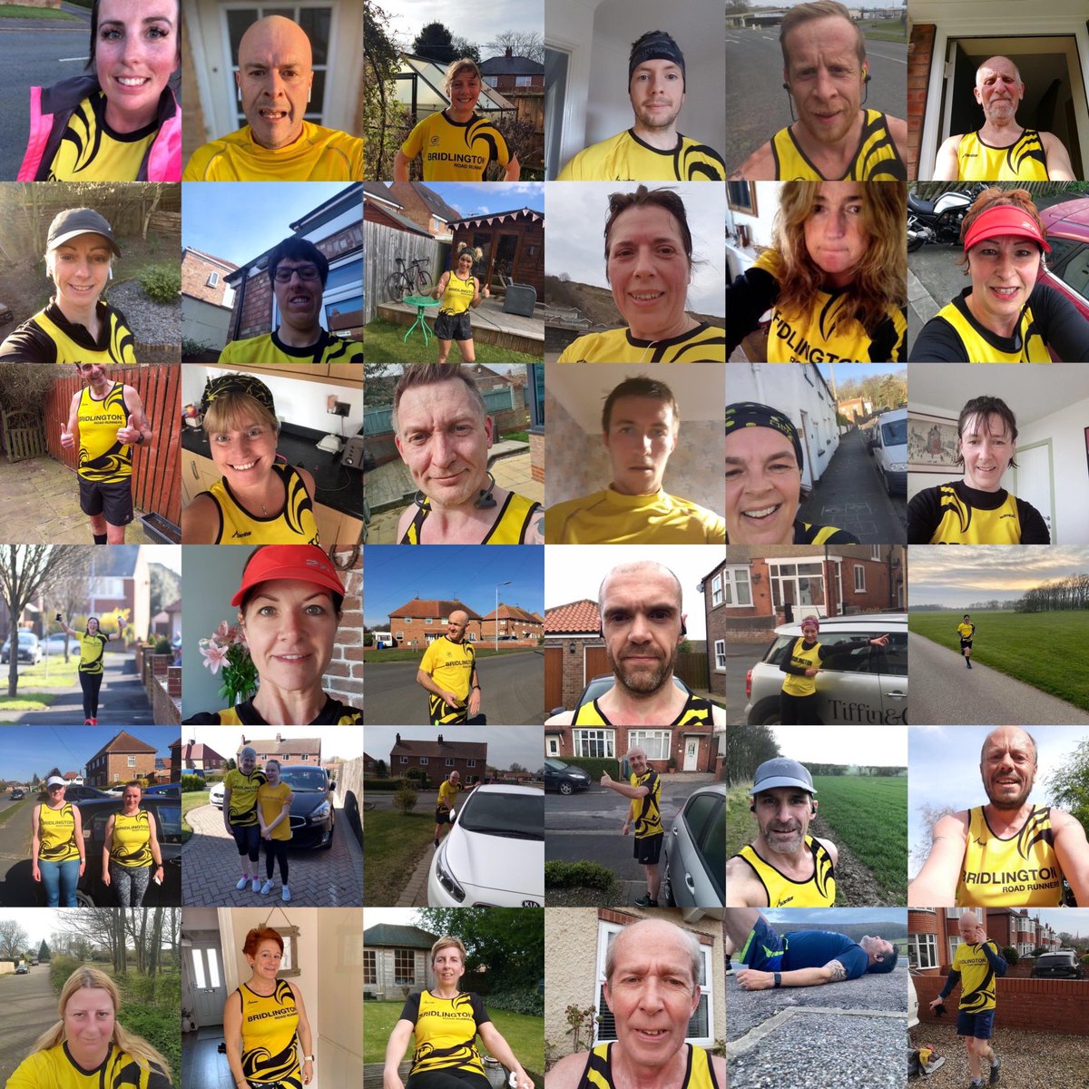 Progradar's tweet photo. Incredible commitment from BRR members to complete a sunrise to sunset virtual relay over the weekend, 186.11 miles in total showing immense camaraderie, teamwork and support #bridlingtonroadrunners #virtualrelaychallenge #teamwork #runnersforlife #supportthenhs https://t.co/QQ5ehgDE5w