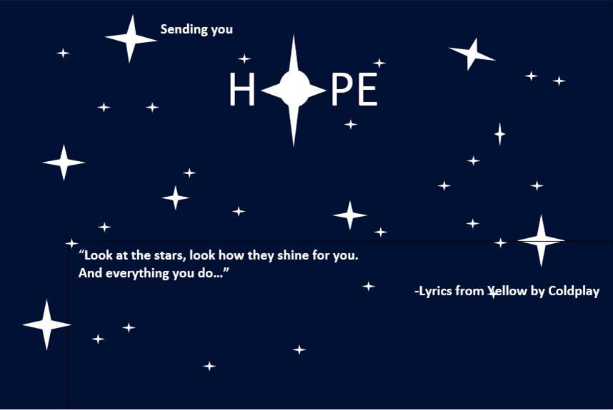 Today’s #sendingyouhope postcard from a peer supporter 🌟