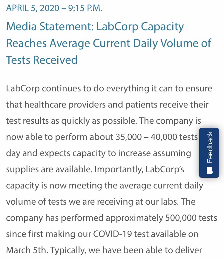 Dan Bishop (@danbishopnc) on Twitter photo Kudos to the amazing LabCorp. Also great that <a href="/realDonaldTrump/">Donald J. Trump</a> pushed the vaunted CDC/FDA the hell out of the way so that the private sector could save their bacon. Lessons right in our faces if we will learn them. Note to geniuses: DPA not used. Kudos to the amazing LabCorp. Also great that <a href="/realDonaldTrump/">Donald J. Trump</a> pushed the vaunted CDC/FDA the hell out of the way so that the private sector could save their bacon. Lessons right in our faces if we will learn them. Note to geniuses: DPA not used.