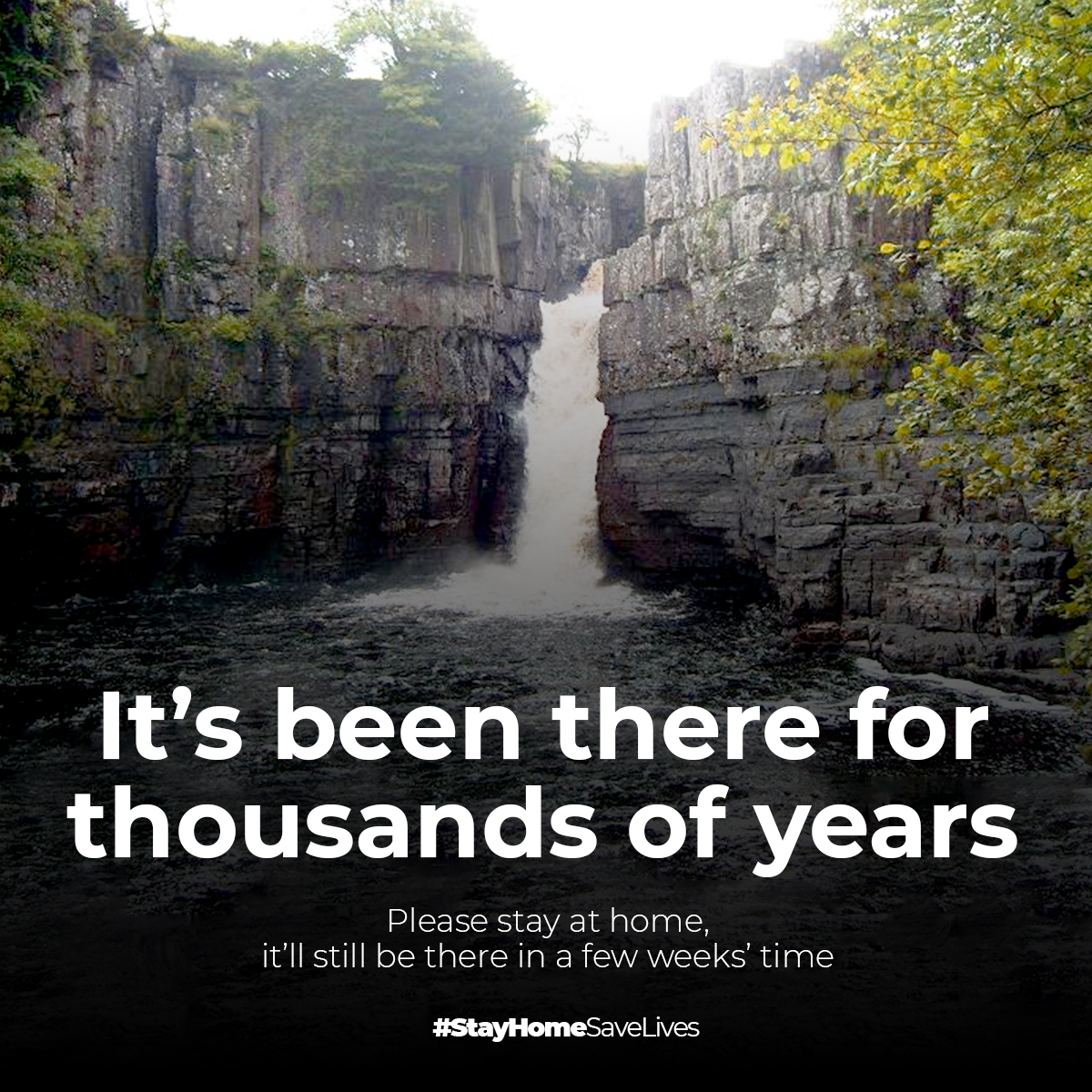 Easter is coming and you might be tempted to head outdoors.

But we all have our part to play in saving lives.

County Durham’s stunning landscape isn’t going anywhere. When this is all over and done with, it’ll still be there.

In the meantime, this Easter, #StayHomeSaveLives