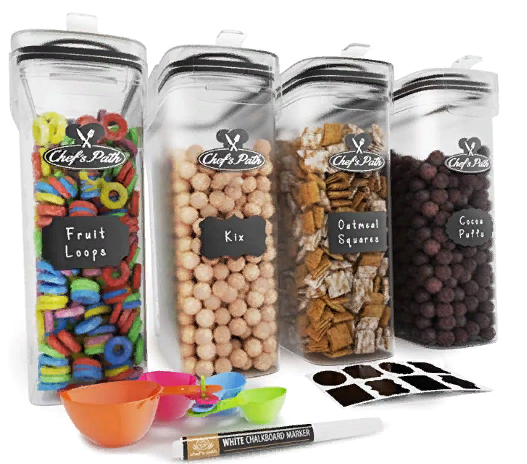 recipes88's tweet photo. Cereal Container Storage Set - Airtight Food Storage Containers, 8 Labels, Spoon Set &amp; Pen, Great for Flour - BPA-Free Dispenser
https://t.co/V5Zzn9KXAv https://t.co/tR15xE8CYv