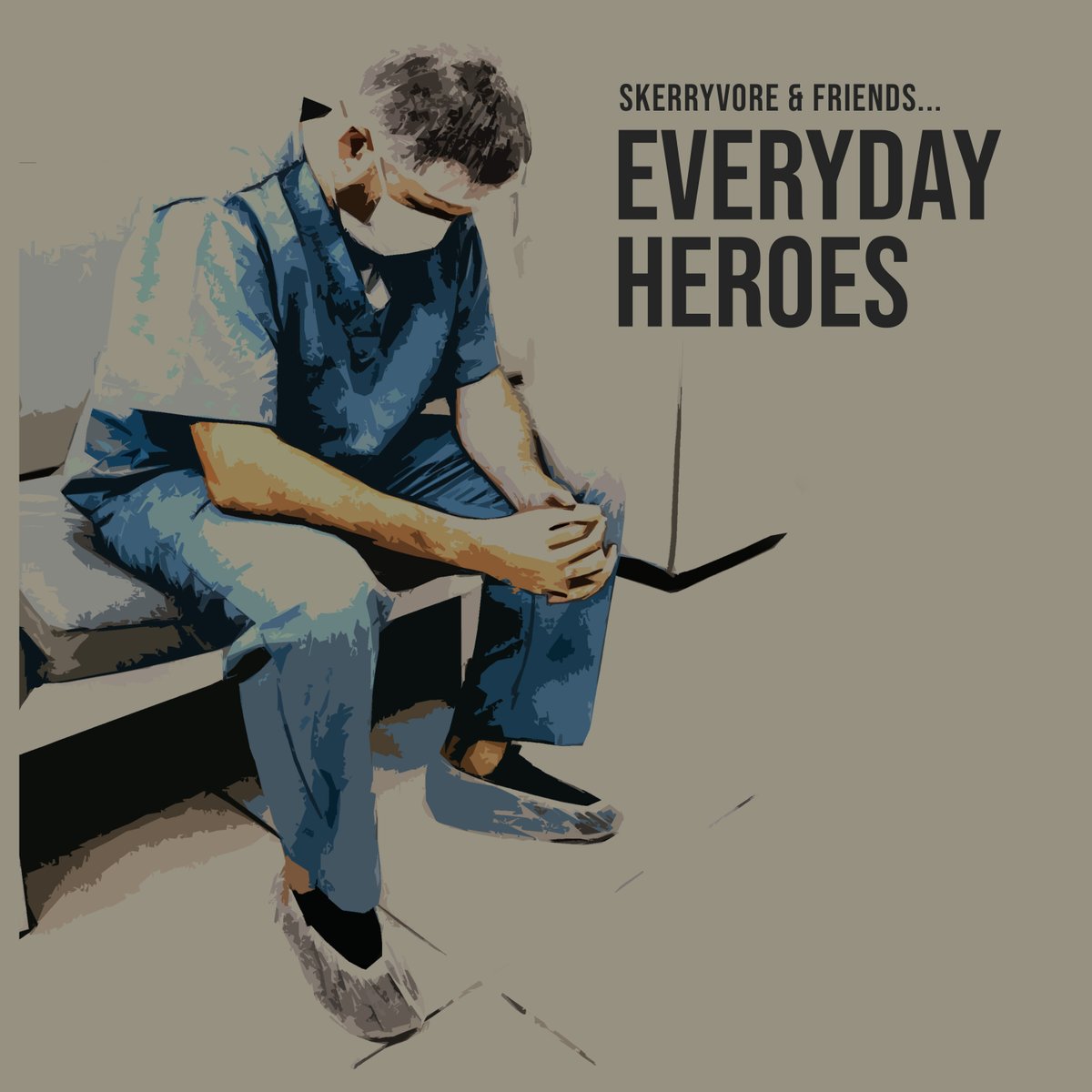M_Chrystall's tweet photo. Single Everyday Heroes written by Skerryvore's piper is released on Thursday in aid of NHS workers fighting COVID-19 - with host of Scottish musicians guesting. More guests revealed with Thursday's video release. Details: https://t.co/Dq9t1APtj2 @SKERRYVORE https://t.co/aUeAIqovKH