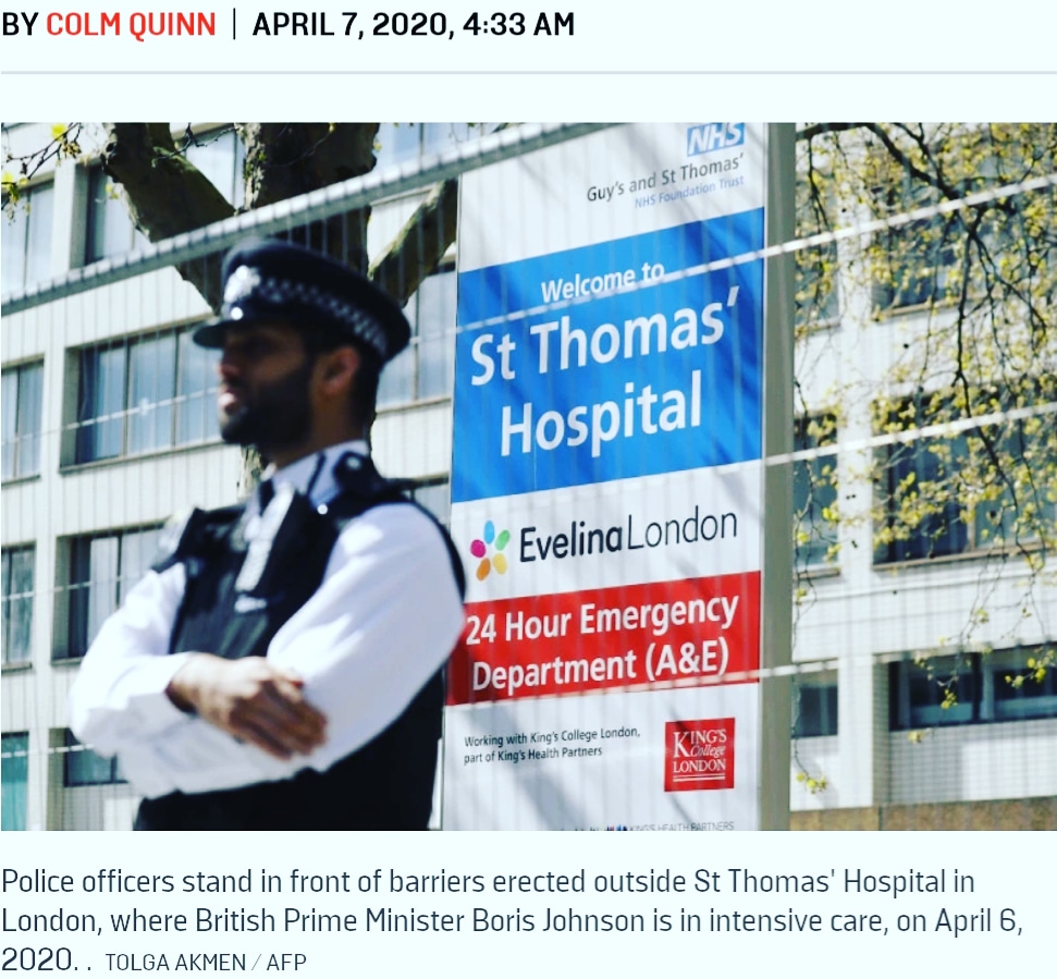 uktech1's tweet photo. 🇬🇧✌@BorisJohnson British Prime Minister in St Thomas Hospital brings to ❤ John 20: 26 "Well eight days later his disciples were again indoors, Thomas with them. Jesus came although the doors were locked, he stood in their midst and said "May you have peace"
#CoronaVirusPandemic https://t.co/9GRLYYK8ti