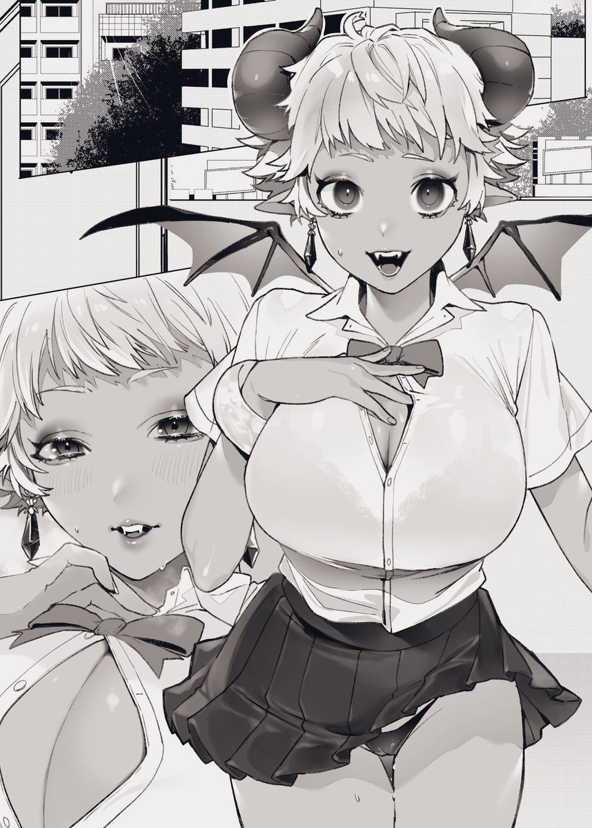 淫魔が勧誘に来る
(2枚目台詞無し)
#創作 